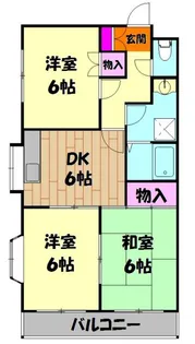 原第7マンション【1階】の間取り