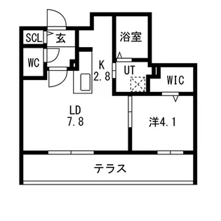 ブランシャール東区役所前(令和8年12月26日入居開始)【1階】の間取り