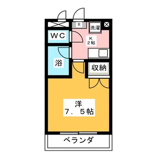 ルミナス神宮【1階】の間取り