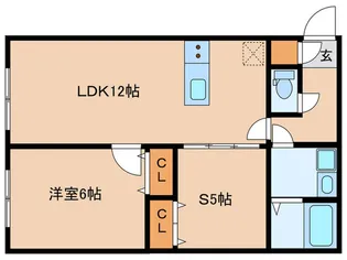 THE UNDERZ SUITE RESIDENCE【2階】の間取り