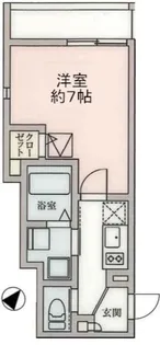 UNISON神宮前【1階】の間取り