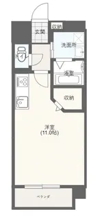 アルテシモ・レフィナ【1階】の間取り
