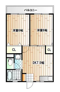 メゾンドール大進【3階】の間取り