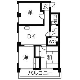 山田ハイツ【3階】の間取り