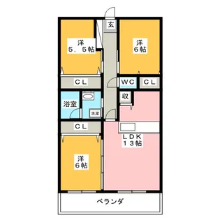 Eustoma【7階】の間取り