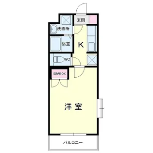 ラ・ソネット【4階】の間取り