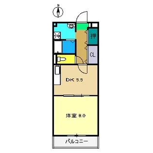 タムラヤマンション【2階】の間取り