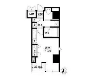 モンパレ入谷【5階】の間取り