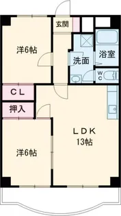 オリエンタルハイツ【2階】の間取り