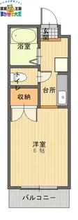 クレール岩屋【4階】の間取り