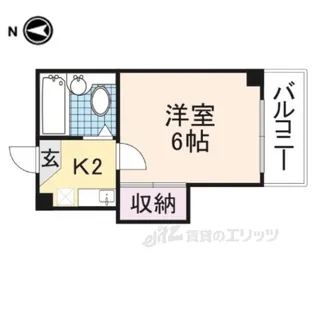 グレース香里園【3階】の間取り