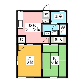 メゾンフレグランス【1階】の間取り