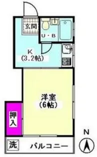 シティ・ハイツ山田【2階】の間取り