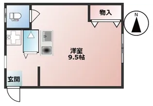 山仙ビル【4階】の間取り