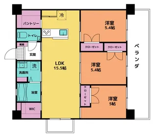 Esan Terrace登川II【6階】の間取り