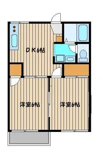 アップルハウスII【1階】の間取り