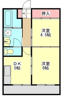 WING湯河原【2階】の間取り
