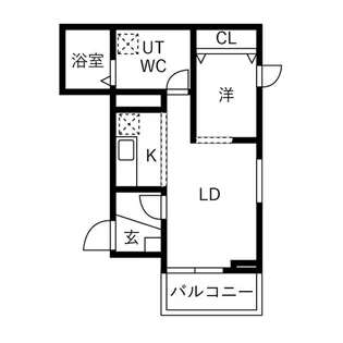 メリディアン台原七丁目弐番館【2階】の間取り