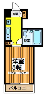 プリンセスコート赤堤【2階】の間取り