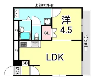 サニーコート霞ヶ丘【2階】の間取り