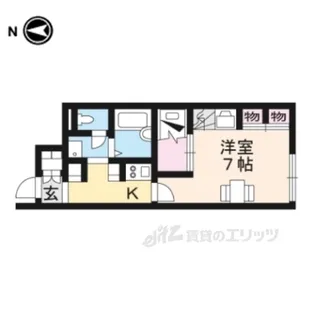 レオパレスクレインコート平田【1階】の間取り