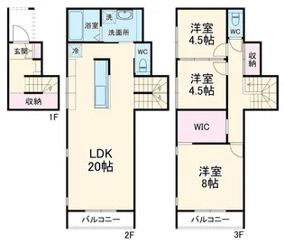 サンフォレストの間取り