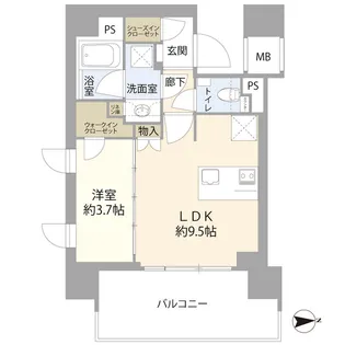 サンリヤン花小金井ステーションフロント(0004186)【5階】の間取り