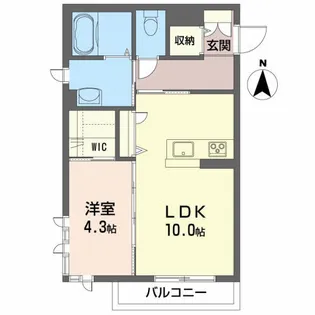 サザンシティ・クオレール【3階】の間取り
