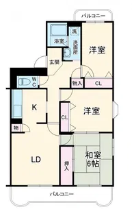 セントラルパーク【1階】の間取り