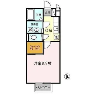 グランデール【2階】の間取り