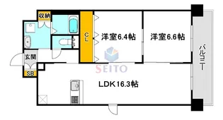 第2関根マンション【3階】の間取り