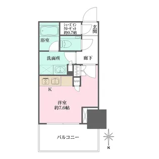 大崎ステーションレジデンス【18階】の間取り