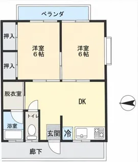 コンフォール向宿【2階】の間取り