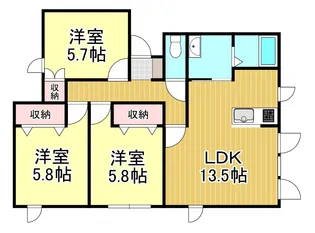 ローベン【1階】の間取り