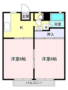 パナハイツ小針 A【1階】の間取り