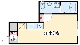 セレステ東中島【5階】の間取り