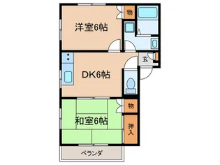 メゾン・ファミ-ユ【2階】の間取り