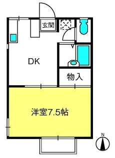 コーポ92【2階】の間取り