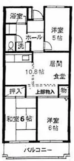 イーストビレッジ21【2階】の間取り