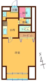 小林マンション【5階】の間取り