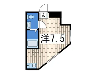 メゾンマルクパ-ジュ富岡西【1階】の間取り
