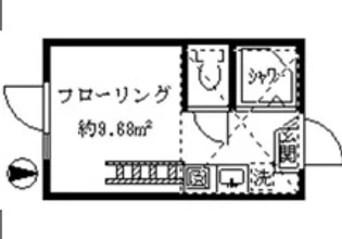 フェリスジャスパー【1階】の間取り