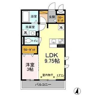 メゾン プレール【3階】の間取り
