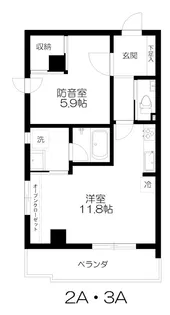 アルタス吉祥寺【2階】の間取り