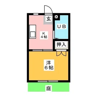 カーサビアンコ B【1階】の間取り