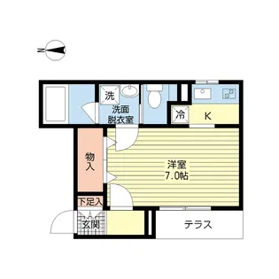 ラビエール【1階】の間取り