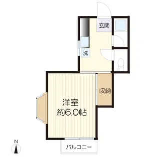 向ヶ丘フラット【2階】の間取り
