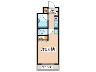 ファ-ストシティ六会【2階】の間取り