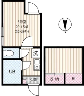 八景舎 高円寺南【2階】の間取り