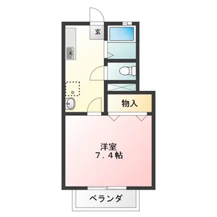 椎の宮荘【1階】の間取り